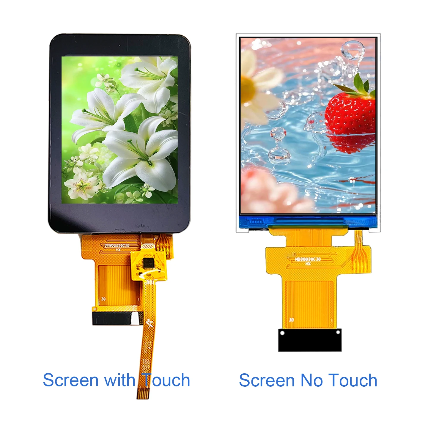 2 inch 240x320 TFT LCD Display Module IPS Screen SPI MCU Interface ST7789 Capacitive Touch Driver FT6336 30PIN