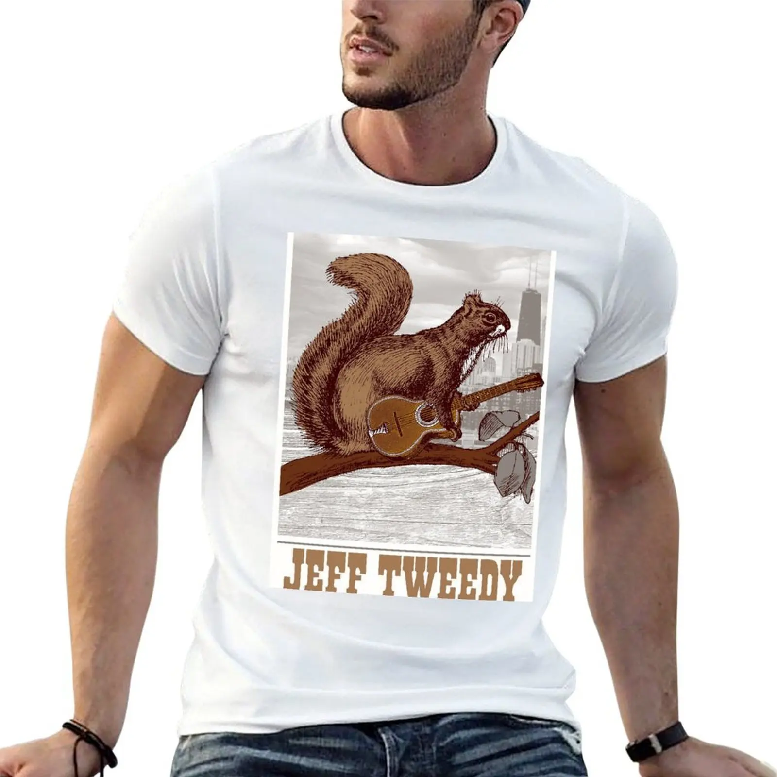 

Jeff Tweedy T-Shirt t shirt for man 100 percent cotton t shirts designer T-Shirt