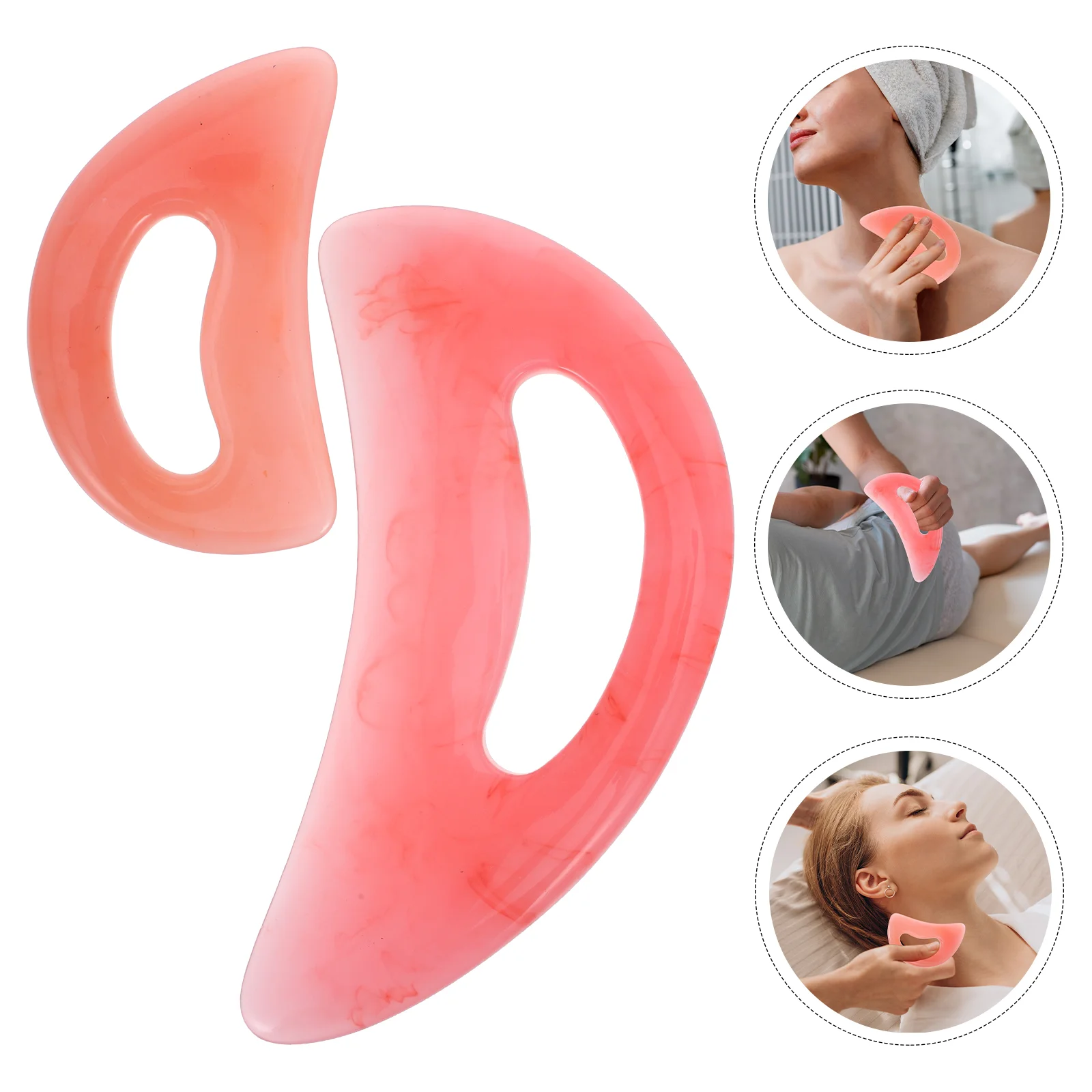 

2 Pcs Scraping Board Body Hand Muscle Scraper Tool Massager Tools Reusable Gua Sha