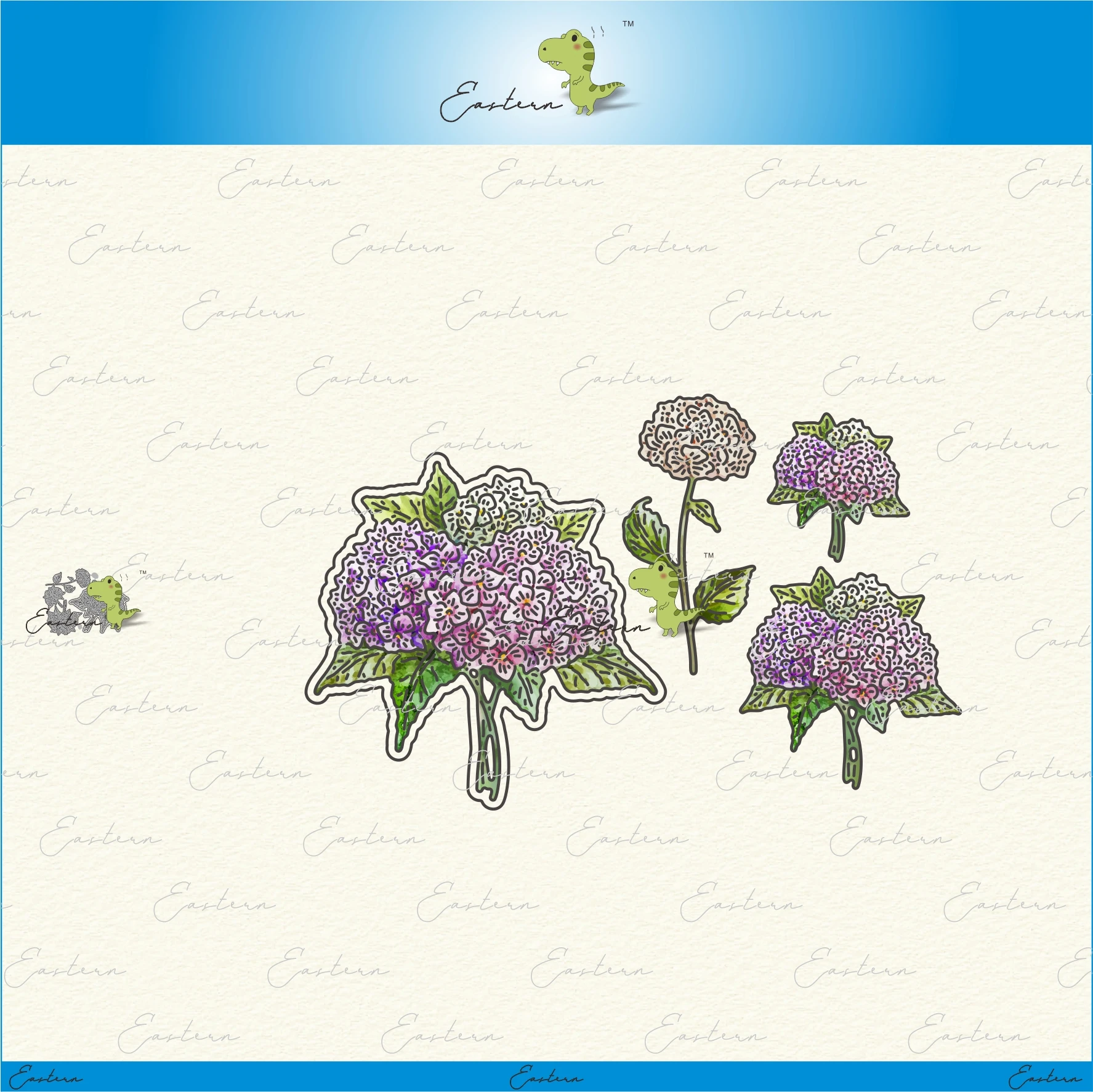 

Heavenly Hydrangea Die Set metal cutting dies 2023 new diy molds Scrapbooking Paper Making die cuts crafts Printed Sheet