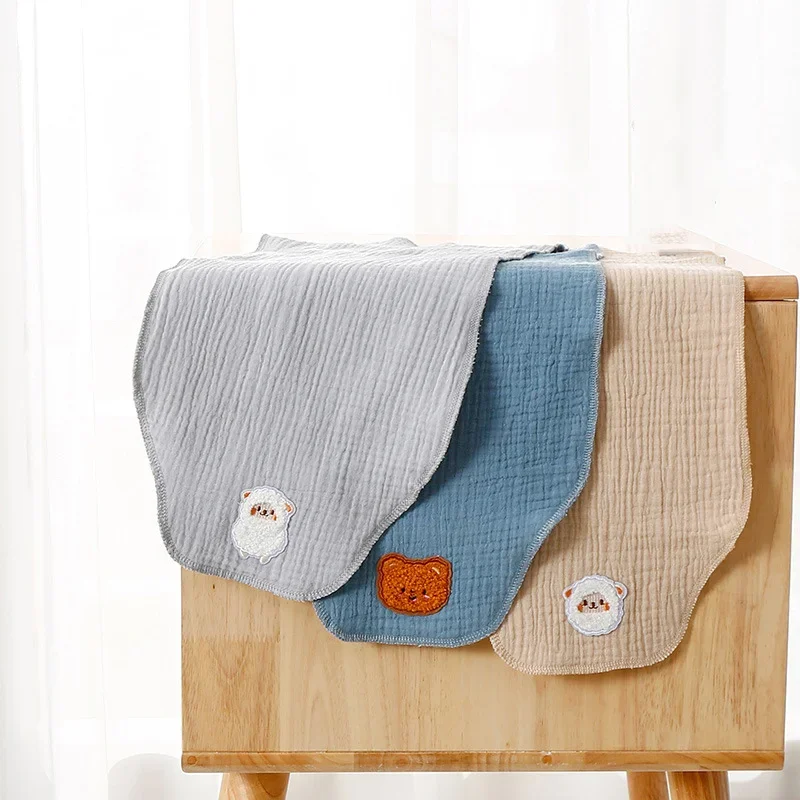 

Baby Bibs Newborn Cartoon Double Layer Gauze Pad Back Towel Children Sweat Towels Soft Muslin Cotton Stuff Sweat-absorbent Towel