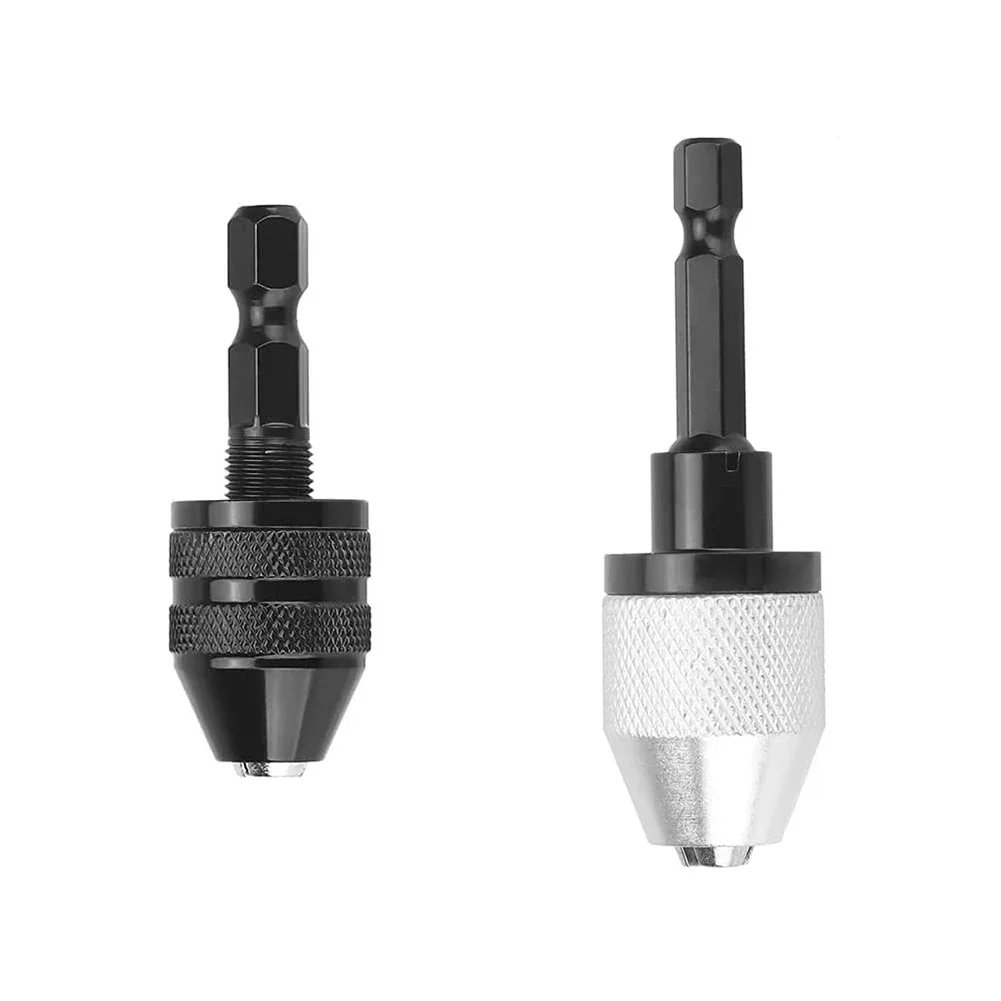 3pc Drill Chuck Quick Change Adapter Hex Shank Drill Converter Tool 6.35mm for Holding Opener Pagoda Woodworking Bits
