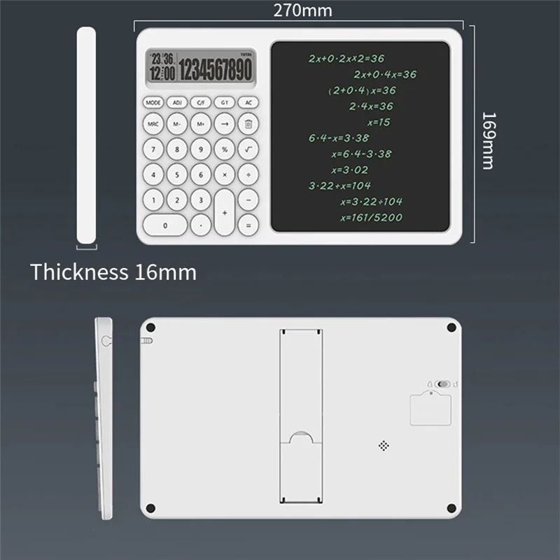 AED5-LCD Handwriting Board Calculator Writing Board Office Drafting Board LCD Eye Protection Screen Electronic Drawing Tablet