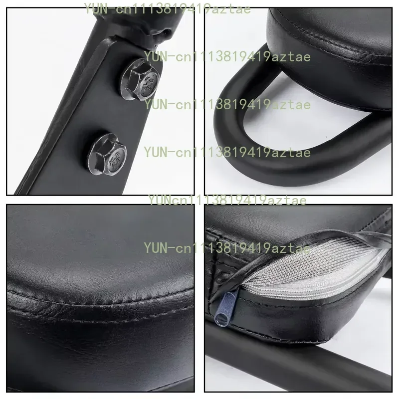 Motor cycle Backrest Sissy Bar Side Arms & Pad for Star XVS950 Bolt XV950 R-spec 2013-2022 (Black)