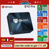 BMAX B10 Pro Mini PC Intel 13th Gen i7-13620H 10 Cores Max 4.9GHz 24GB LPDDR5 RAM 1TB SSD WiFi 6 Bluetooth 5.2