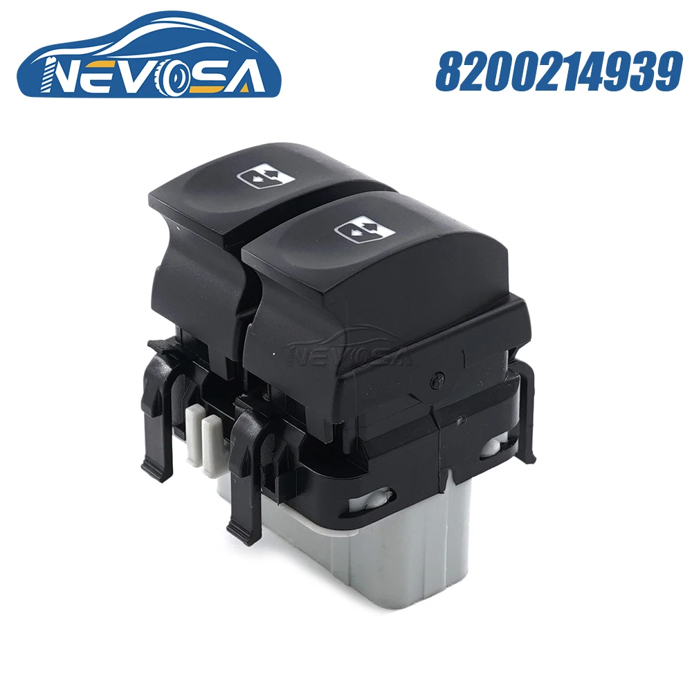 

NEVOSA 8200214939 For Renault Clio 3 Symbol Modus Twingo Car Electric Window Switch Glass Lifter Control Button 214939 4894327