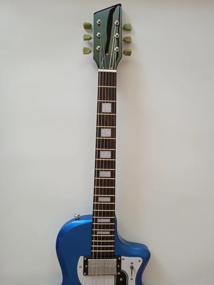 Electric Guitar Blue high quality Neck Black