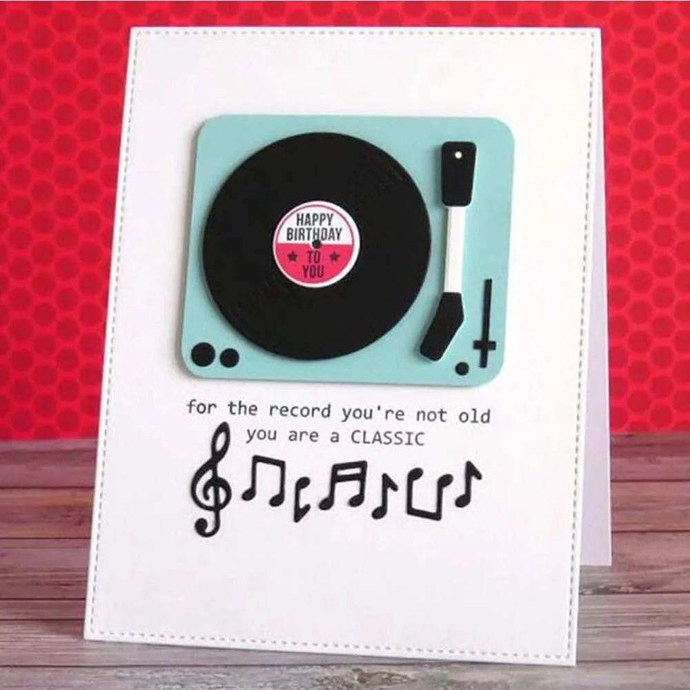 Recorder Music Metal Cutting Die Scrapbooking Stencil DIY Card Making Album Paper Card Embossing