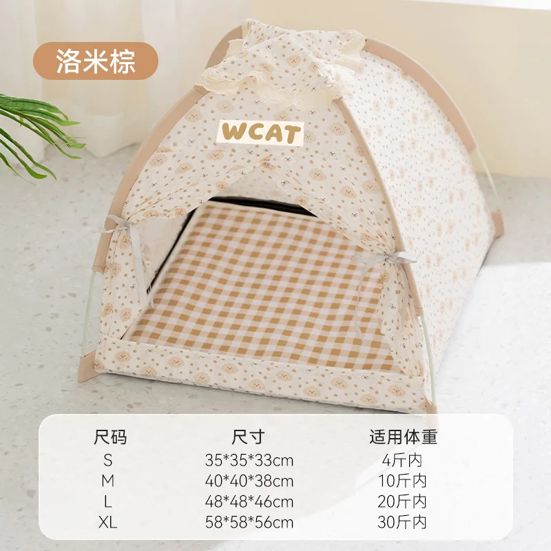 Casa de verano para gatos y perros pequeños – Colchoneta transpirable - imagen 5