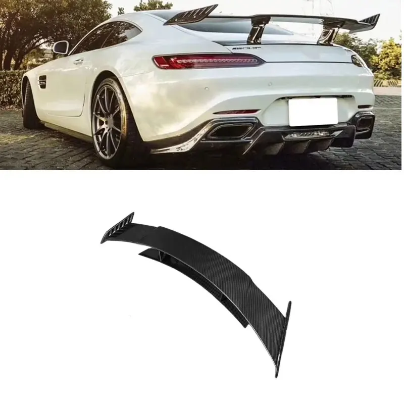 

Спойлер из углеродного волокна для Mercedes-Benz GT GTS GTR 2015-2021 (2DOOR) задний спойлер для губ багажника, комплект кузова