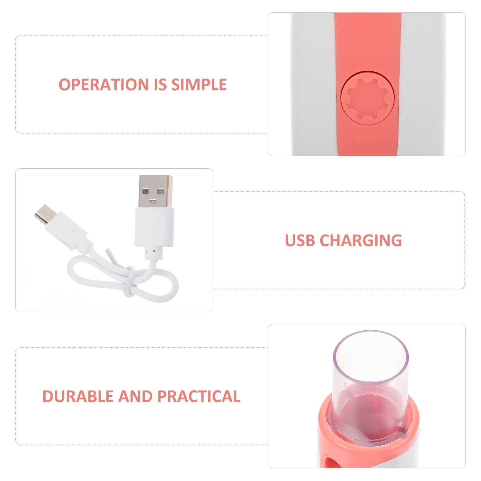 

1 Set Usb Charging Facial Mister Portable Skin Moistizer Mist Sprayer Beauty Care Face Steamer Nano Humidifier Maker