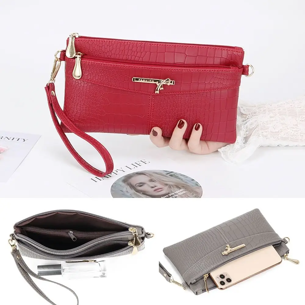 Card Holder Women Long Wallet Multi-functional Leisure Style PU Leather Handbag Money Purse Women Clutch