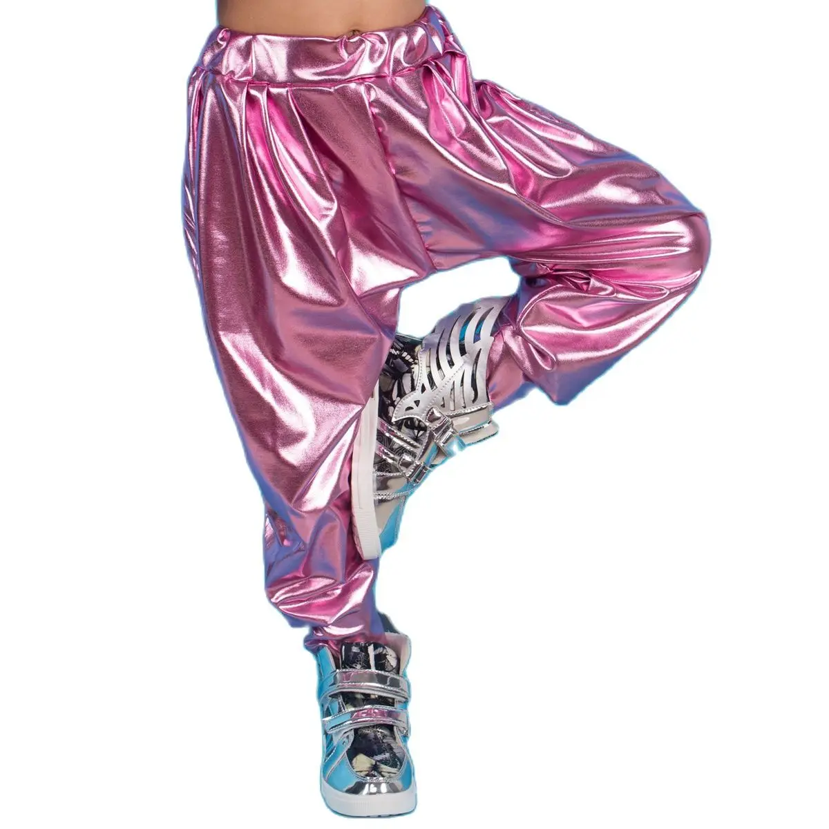 

2023 New Fashion Kids Hip Hop Dance Pants Pleated Sweatpants Stage Performance Costumes Baby Sports Trousers For Girls
