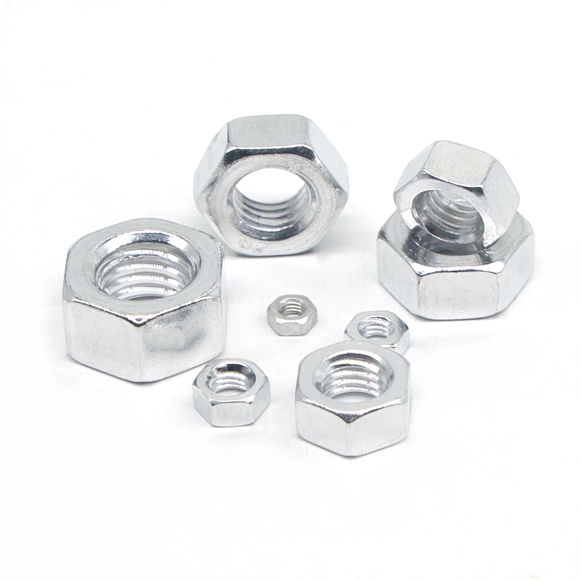 Aluminum Hex Nuts | Durable, Lightweight, Corrosion-Resistant | Various Sizes for DIY, Repairs, Projects, and Machinery Use