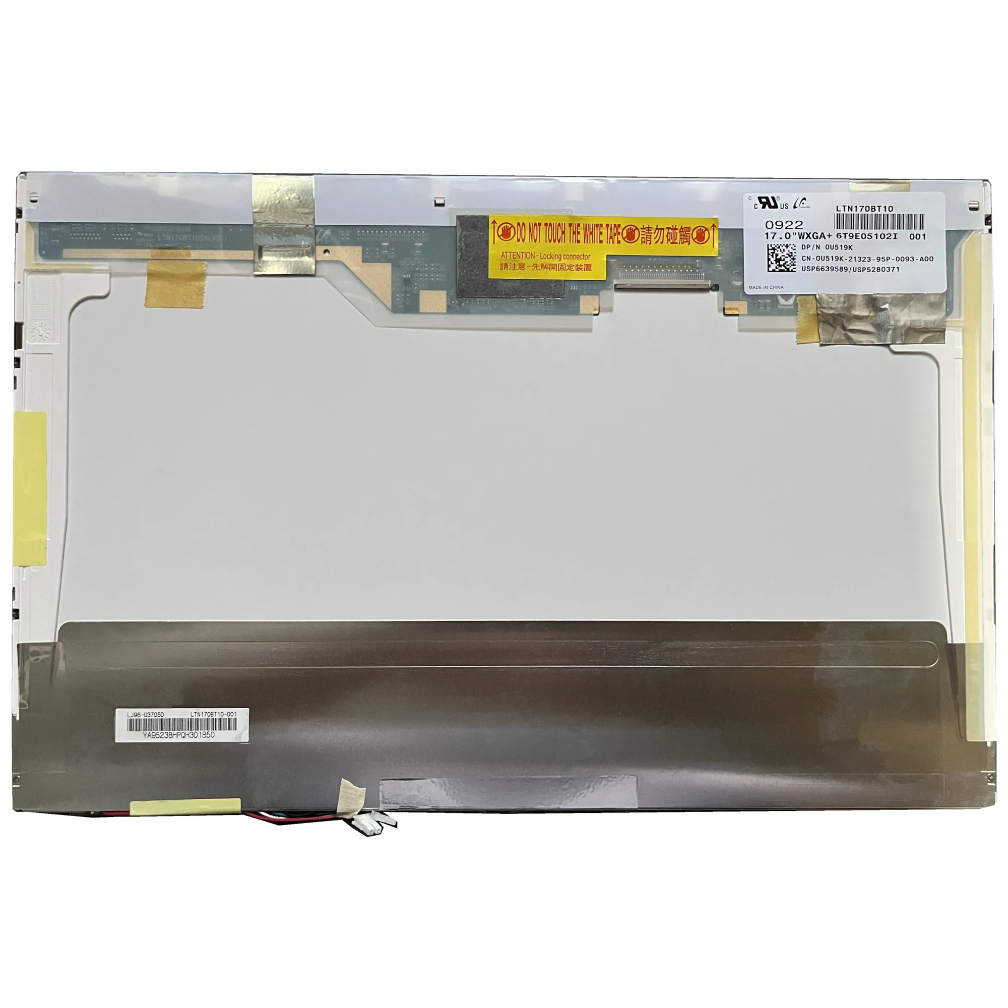 

LTN170BT10 LTN170BT10-001 17.0'' Laptop LCD SCREEN PANEL 1440*900 2 CCFL