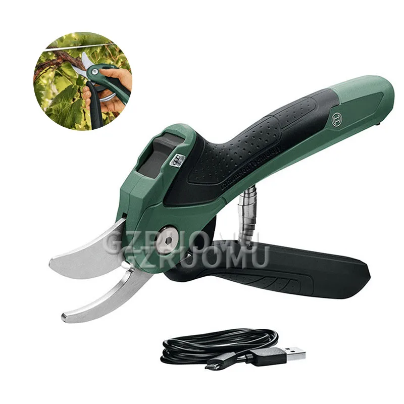 

3.6V Cordless Smart Pruning Shears Garden Fruit Tree Secateurs Floral Artist Electric Pruner Machine USB Rechargeable Easy Prune