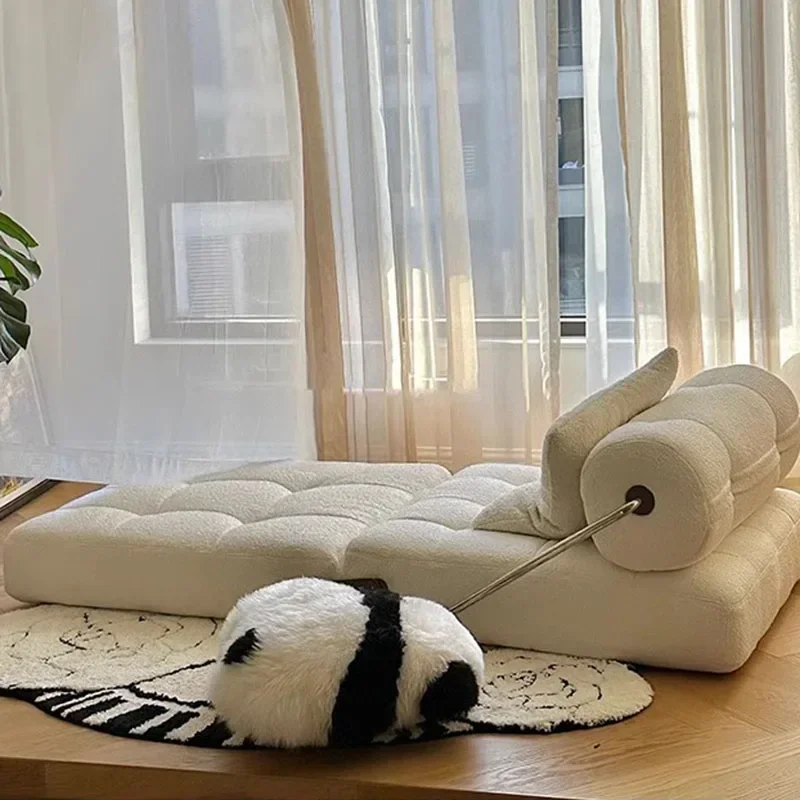 Lazy Nordic Living Room Sofas Single Folding Luxury Modern Sofas Designer Individual  Furniture