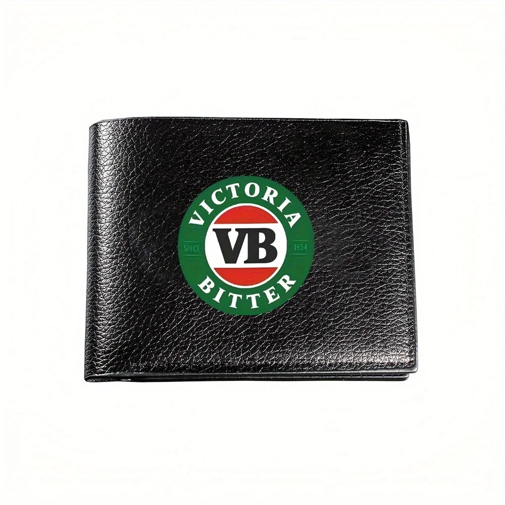 

Винтажный мужской кошелек Victoria Bitter VB Beer Logo в стиле ретро: деловой мужской повседневный элегантный простой практичный качественный кошелек Sty