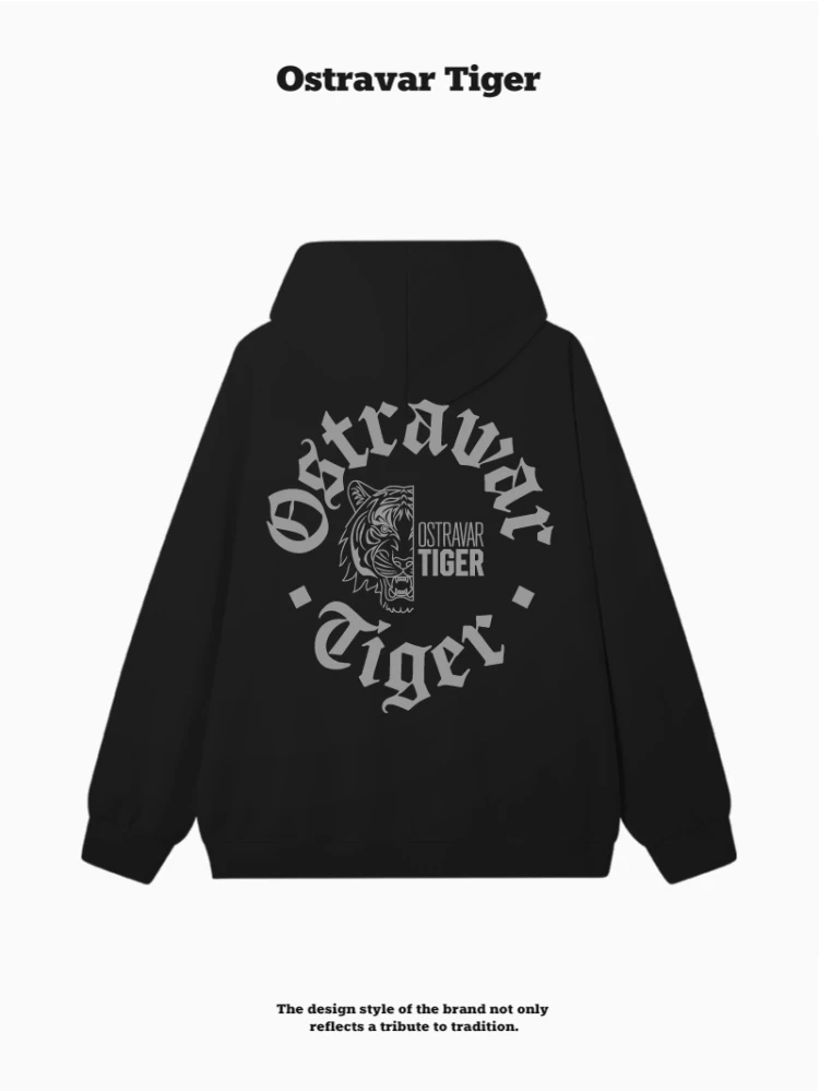 Jaqueta Casual Estilo Americano Ostravar Tiger 2026 Nova Coleção Primavera Conjunto para Casais Masculino e Feminino Respirável Poliéster Algodão