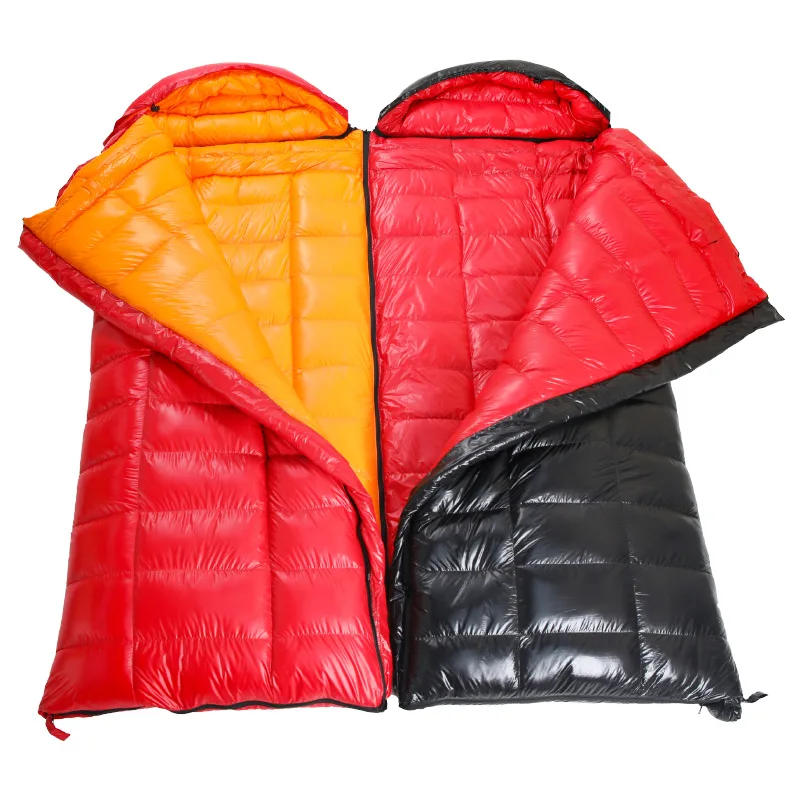 Wholesale Adult Winter Outdoor Camping Filling Duck Down Sleeping Bag