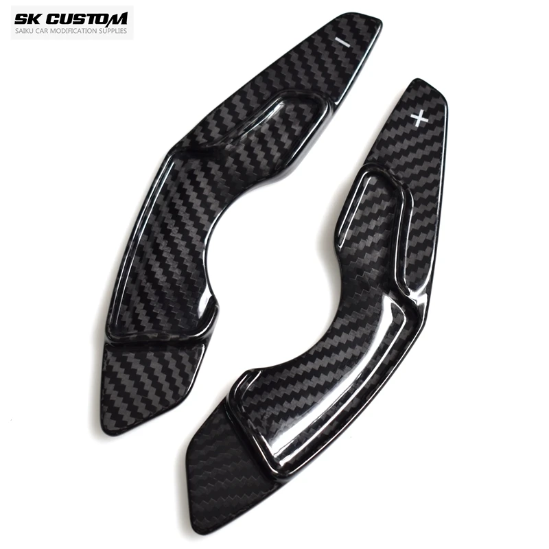 SK CUSTOM For Lexus Carbon Fiber Paddle Shifters Steering Wheel Shift Paddle New RC 200t NX 300 IS 250 300 Car Interior Refit