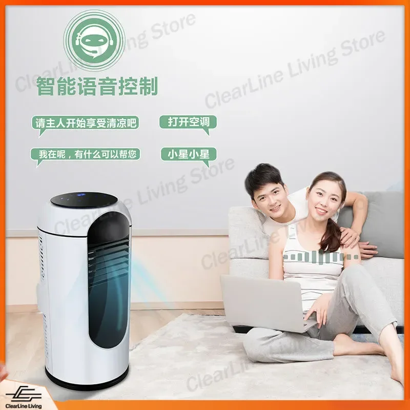 Portable Air Conditioner Vertical AC Unit No Installation Water Free All In One Cooling Fan For Home Bedroom Office Wholesale