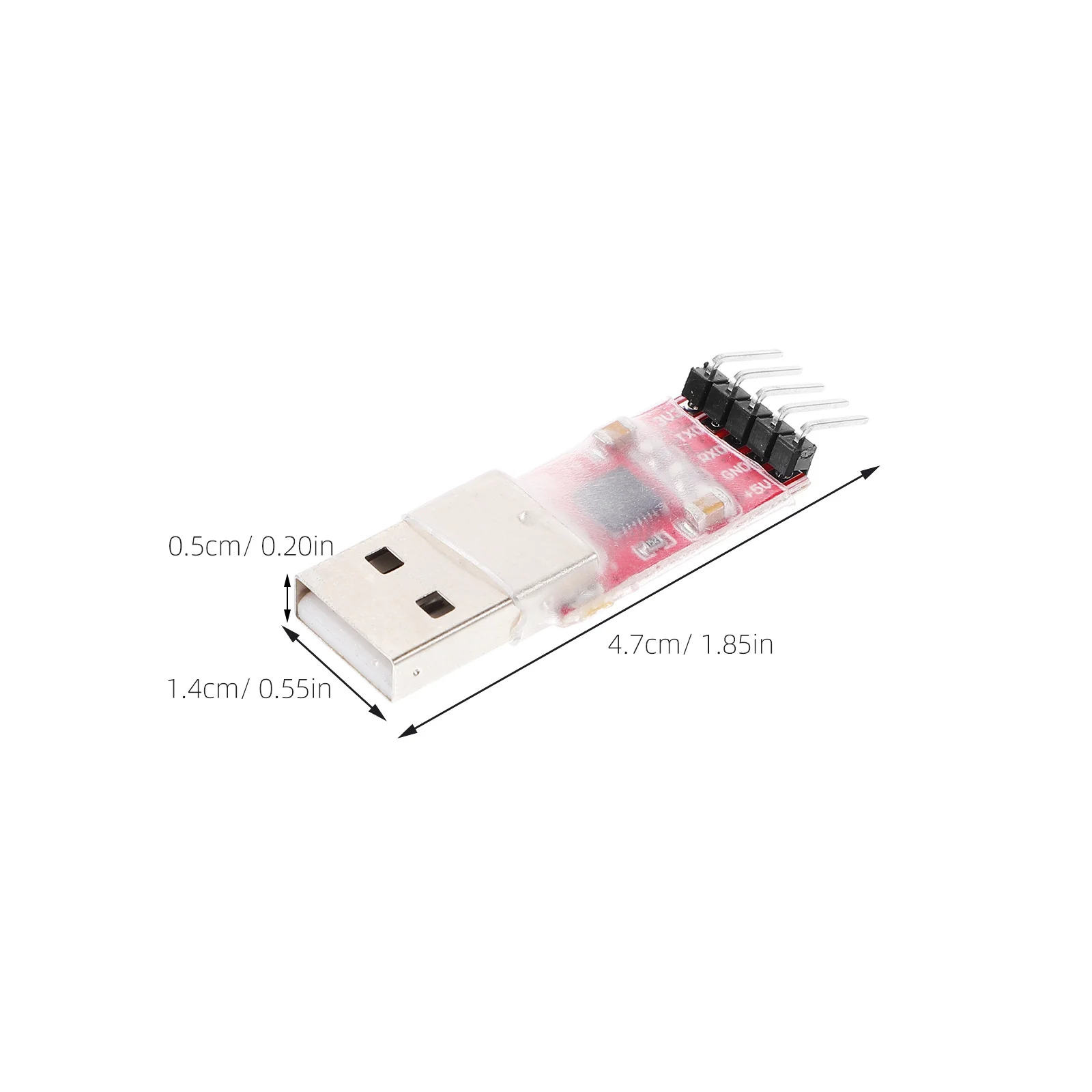 USB 2.0 إلى Uart Ttl 5 Pin Module المدمج في USB إلى رقاقة محول مسلسل للإلكترونيات DIY لون عشوائي #2