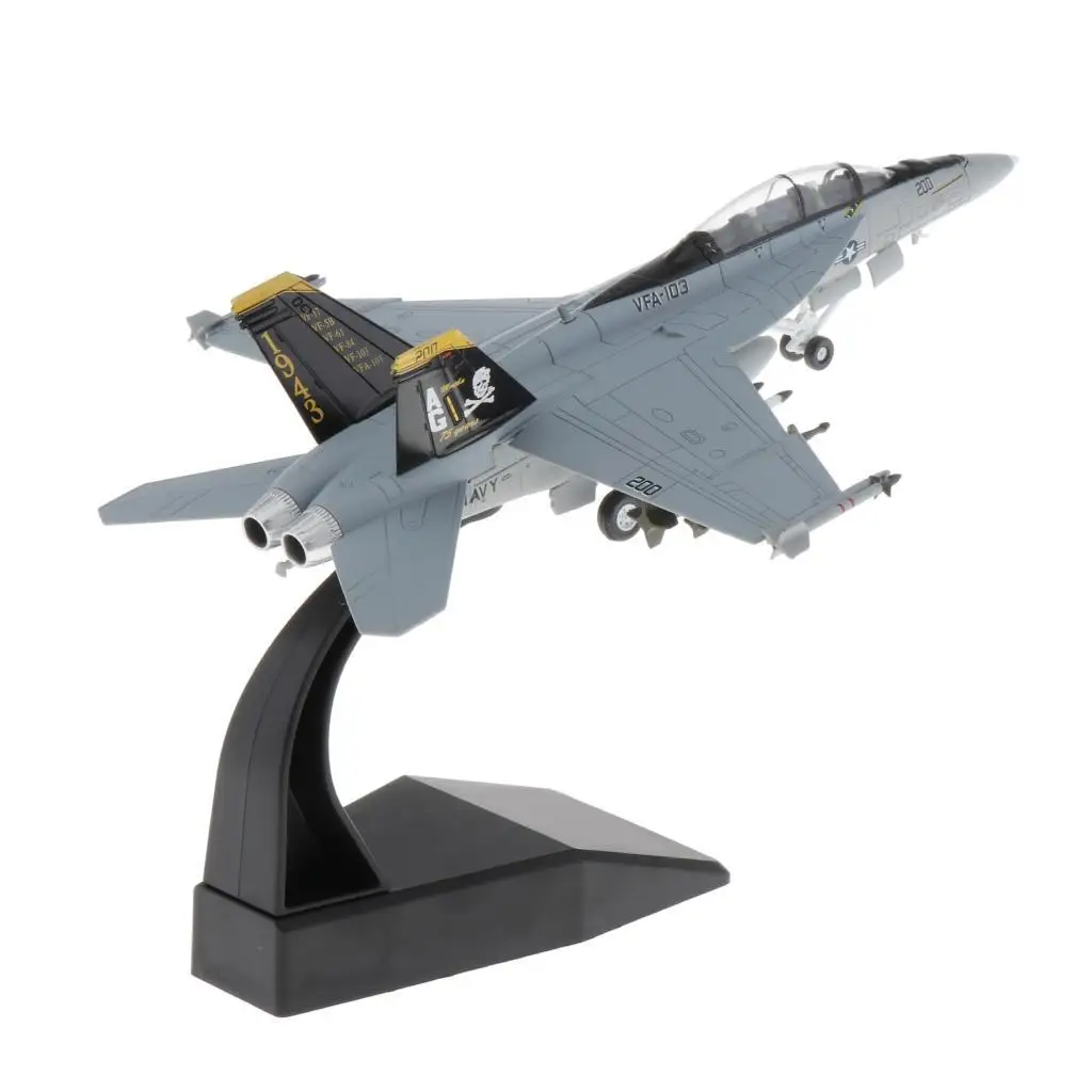 

1/100 F/A-18 Strike Fighter Airplane Alloy Dispaly Stand Diecast Aircraft Model Commemorate Collection for Friends