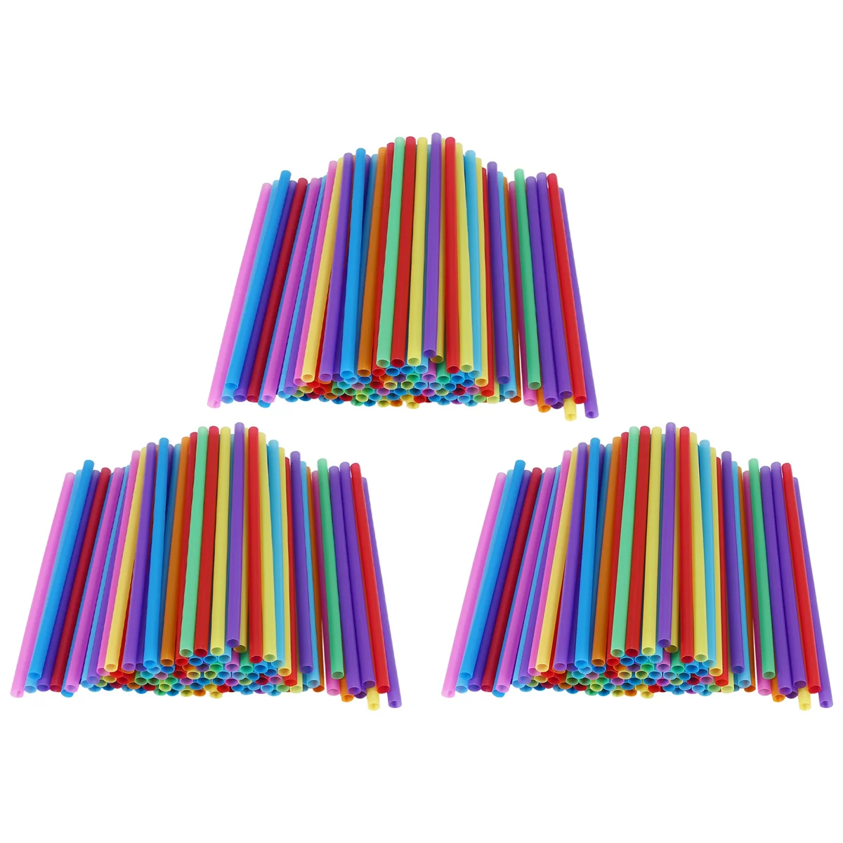 On sale 300Pcs 10.3in Jumbo Straws Smoothie Straws Milkshake Straws Extra Wide Extra Long Assorted Bright Colors