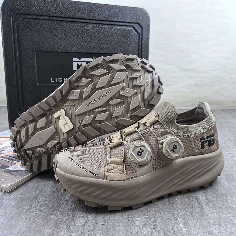 Men's Comfortable Mens Sneakers Non-slip Wear-resistant Hiking Shoes Fashion Waterproof Outdoor Sneakers