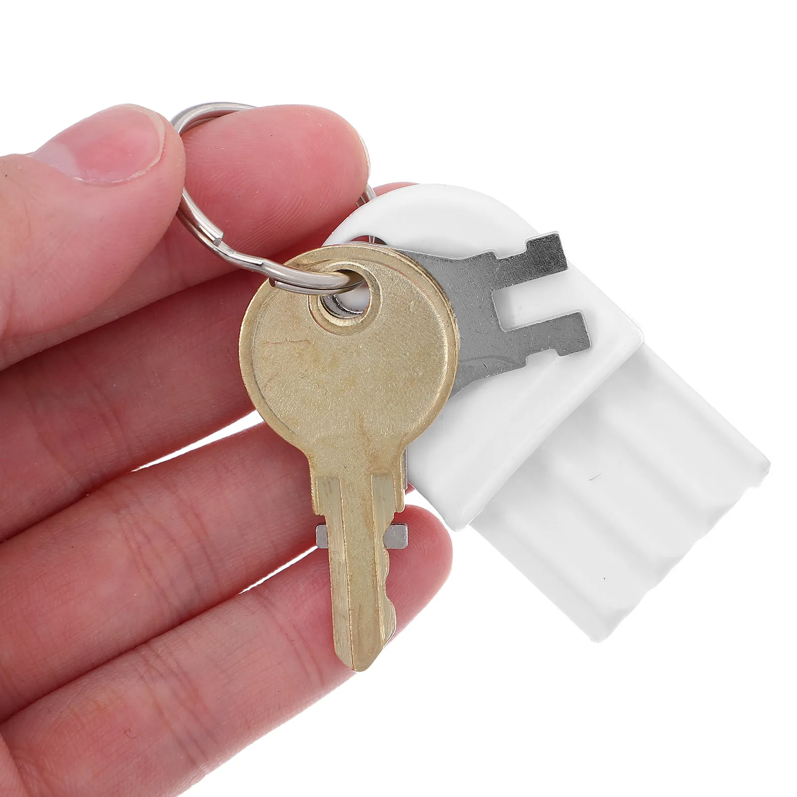 

1Set Toilet Paper Dispenser Key Waffle Pattern Plastic Universal Opener for Tissue Boxes Hotels Offices Public Restroom