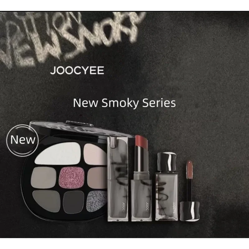 

Joocyee New Smoky Collection Lipsticks Eyeshadows and Lipglosses Multi-Color Eye Shadow Palette Matte Shimmer Makeup Rare Beauty