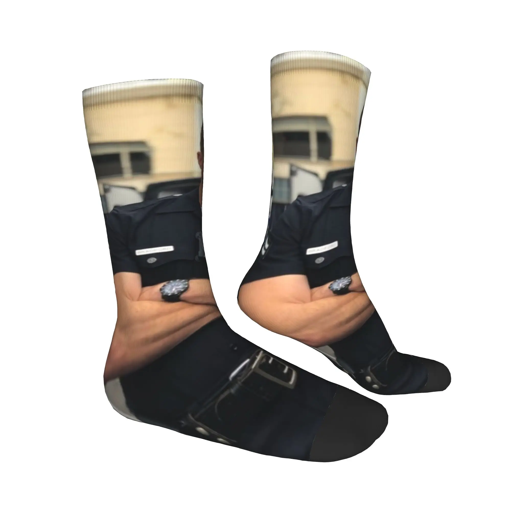 Casual unisex crew sokken The Rookie Tim Bradford Outfit Comfortabele ademende kledingsokken