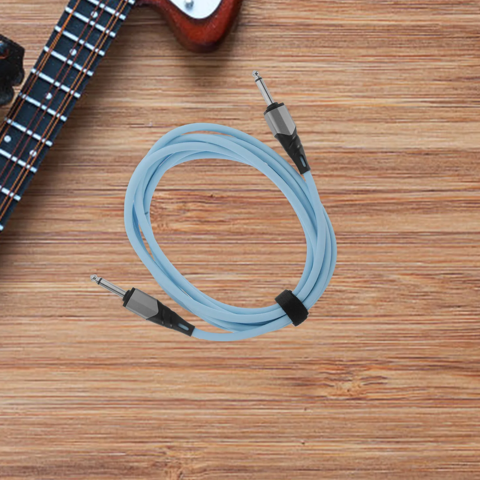 

6.5Mm Electric Guitar Cable Pvc Metal Noise Reduction Instrument Cord For Guitar Bass Amplifier Performance Patch