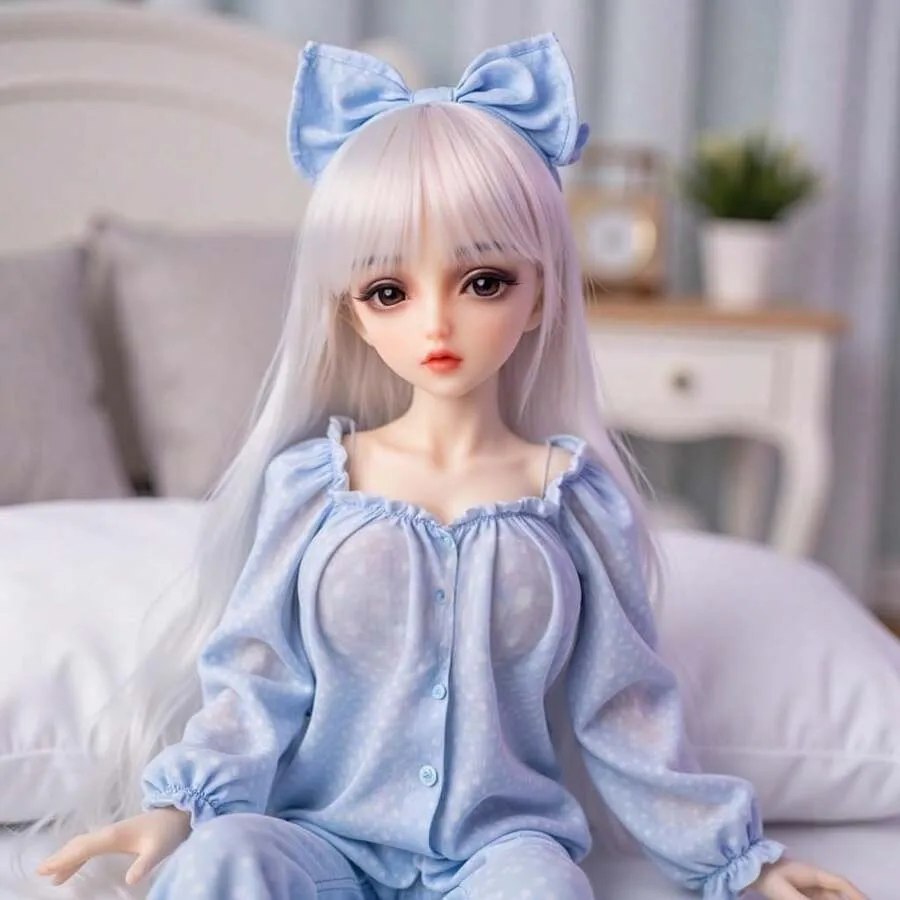 68cmのヘッドピース一体型人形、ウィッグ付き、フィギュアのコレクションに最適、とてもかわいく、絶妙なメイクアップ付き