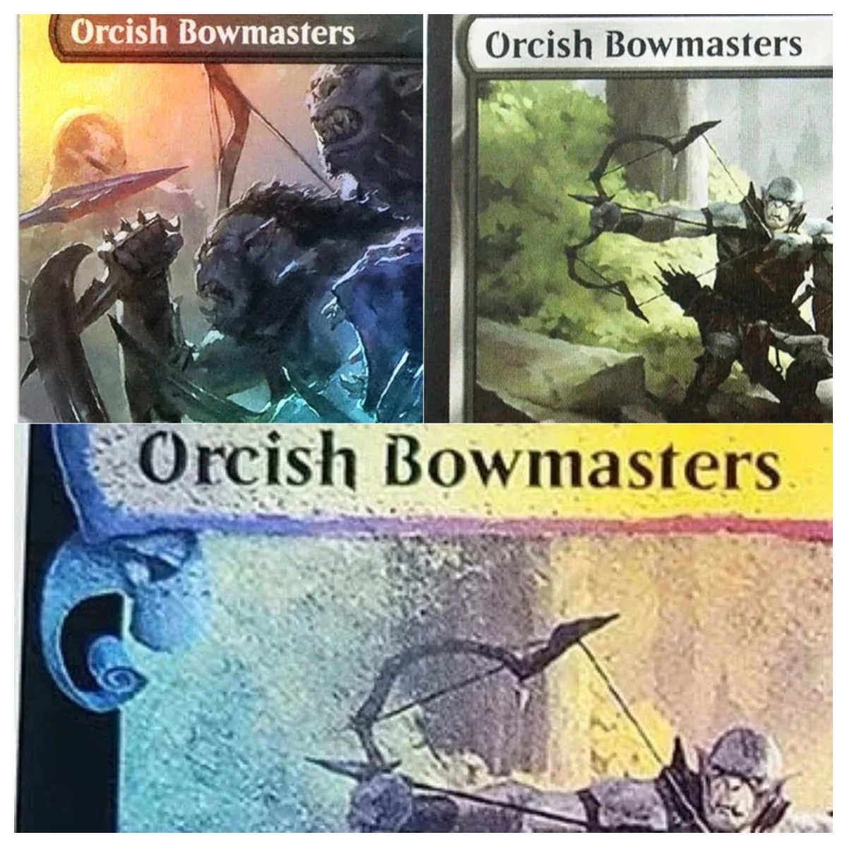 

Orcish Bowmasters TCG Magical Proxy Black game - Top Quality Proxy Playing Cards Gathering Board Game Trading Cards
