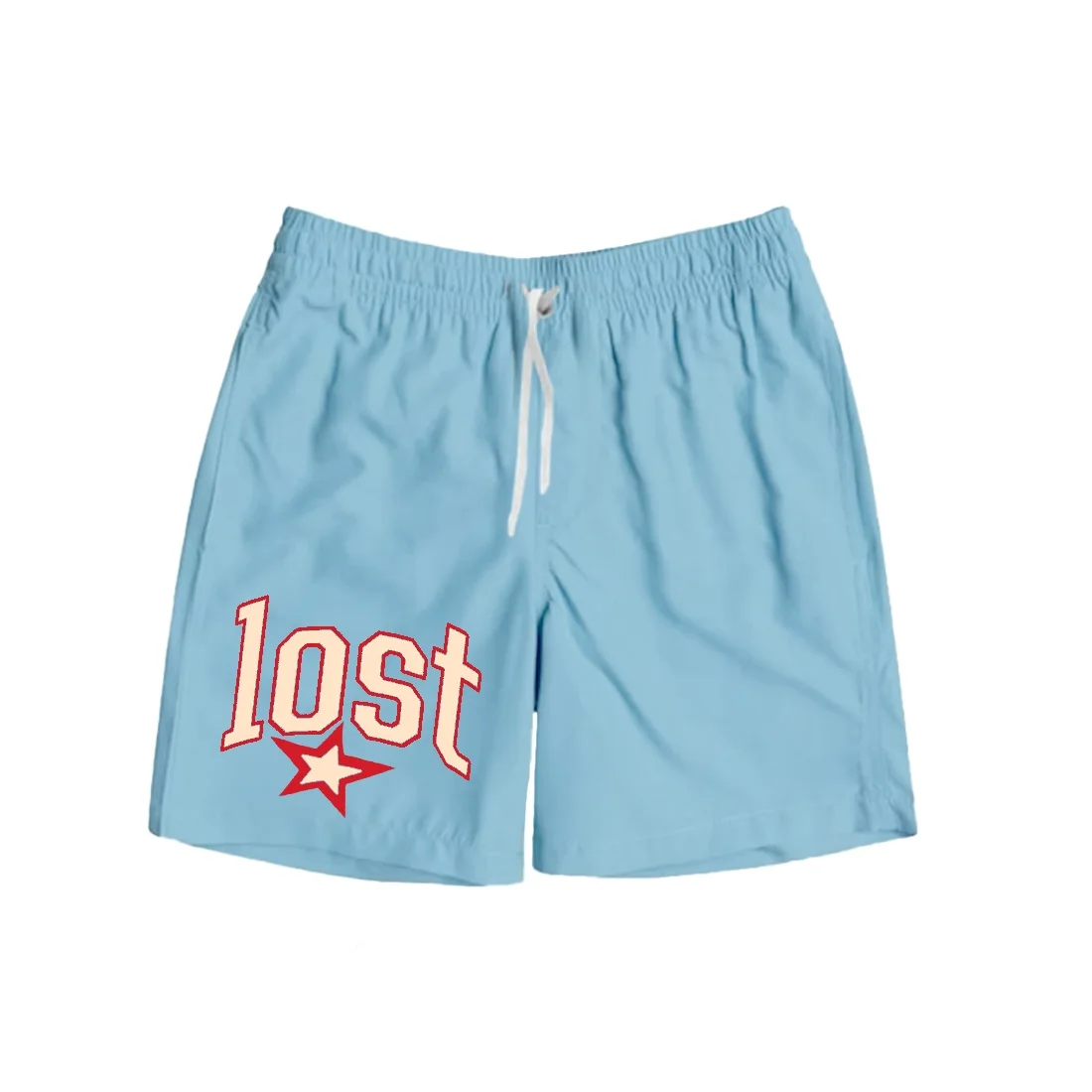 MGK Lost American New Album Pantaloncini dello stesso stile Pantaloncini casual punk hip-hop Traspiranti ad asciugatura rapida