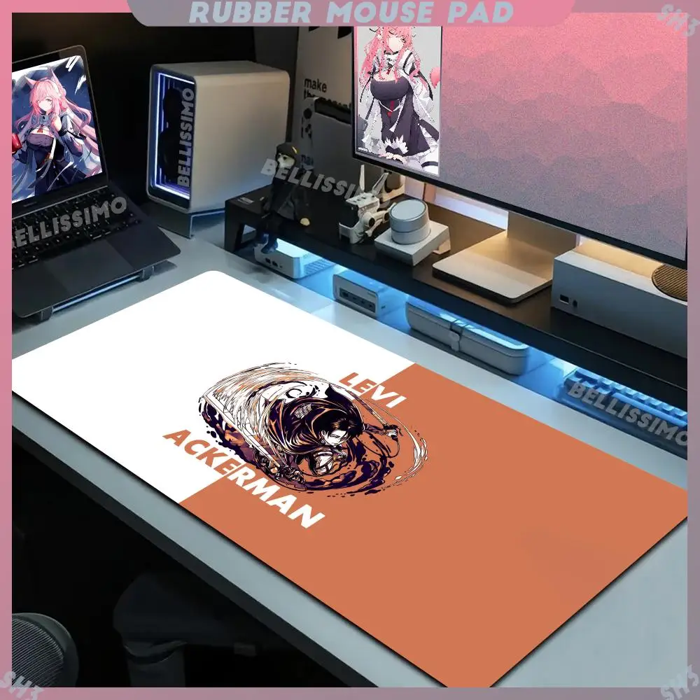 A_attack on T_titan Mouse Pad Non-Slip Rubber Office Edge locking mousepads Game play pc gaming mats for notebook PC computer