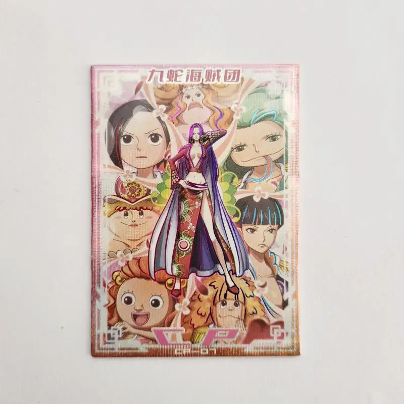 Anime ONE PIECE CP card Monkey D Luffy Nami BOA HANCOCK Trafalgar D Water Law Game Collection Birthday Christmas toys gifts