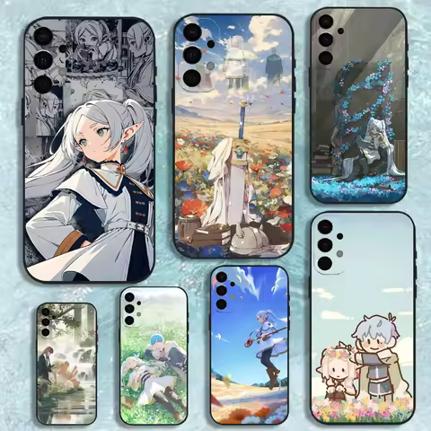 Frieren Sousou No F-Frieren Phone Case For Samsung S25,S24,S21,S22,S23,S30,Ultra,S20,Plus,Fe,Lite,Note,10,9,5G Black Cover