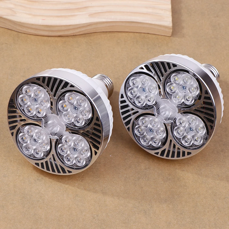 PAR30 LED E27 โคมไฟ 220v หลอดไฟ Led PAR Track Light 35W 3000K 6000K Show Room น้ําท่วมอุ่นสีเหลืองแสงสีขาวบริสุทธิ์