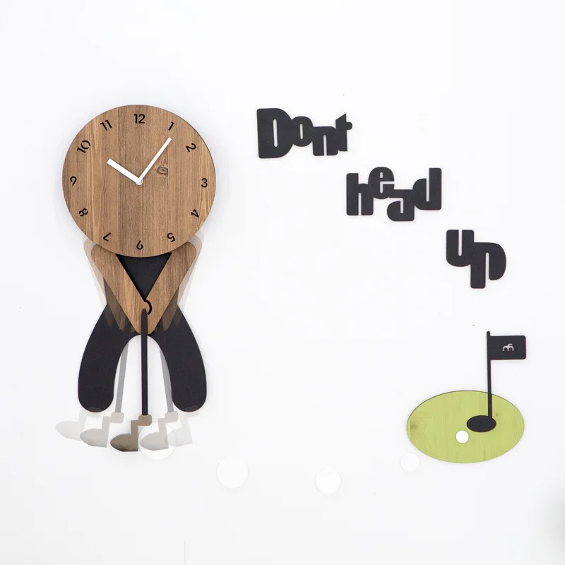 

House clock children's room cartoon personality cute wall clock bedroom silent