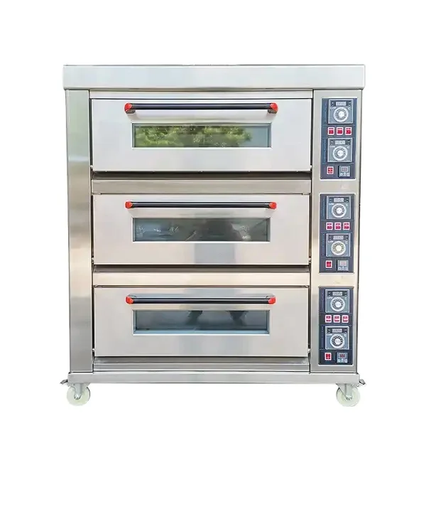 HOT SALE Commercial Industrial Electric Or Gas Bakery Equipment Baking Deck Oven For Bread Pizza