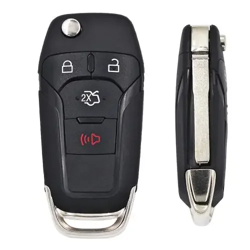 2/3/4 Buttons Folding Flip Remote Car Key Shell Case Cover Fob for Ford Fusion Edge Explorer 2013 2014 2015 HU101 Uncut