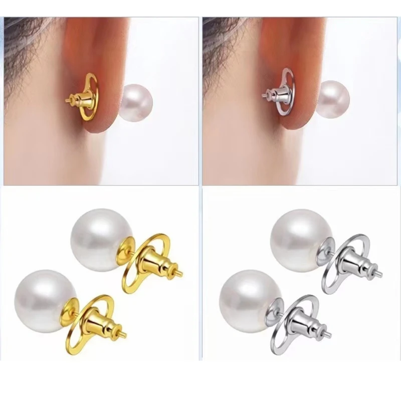 Set of 10 Earring Backs for Heavy Studs Stylish Earring Backs Accessory Delicate Designed for Sturdy Support