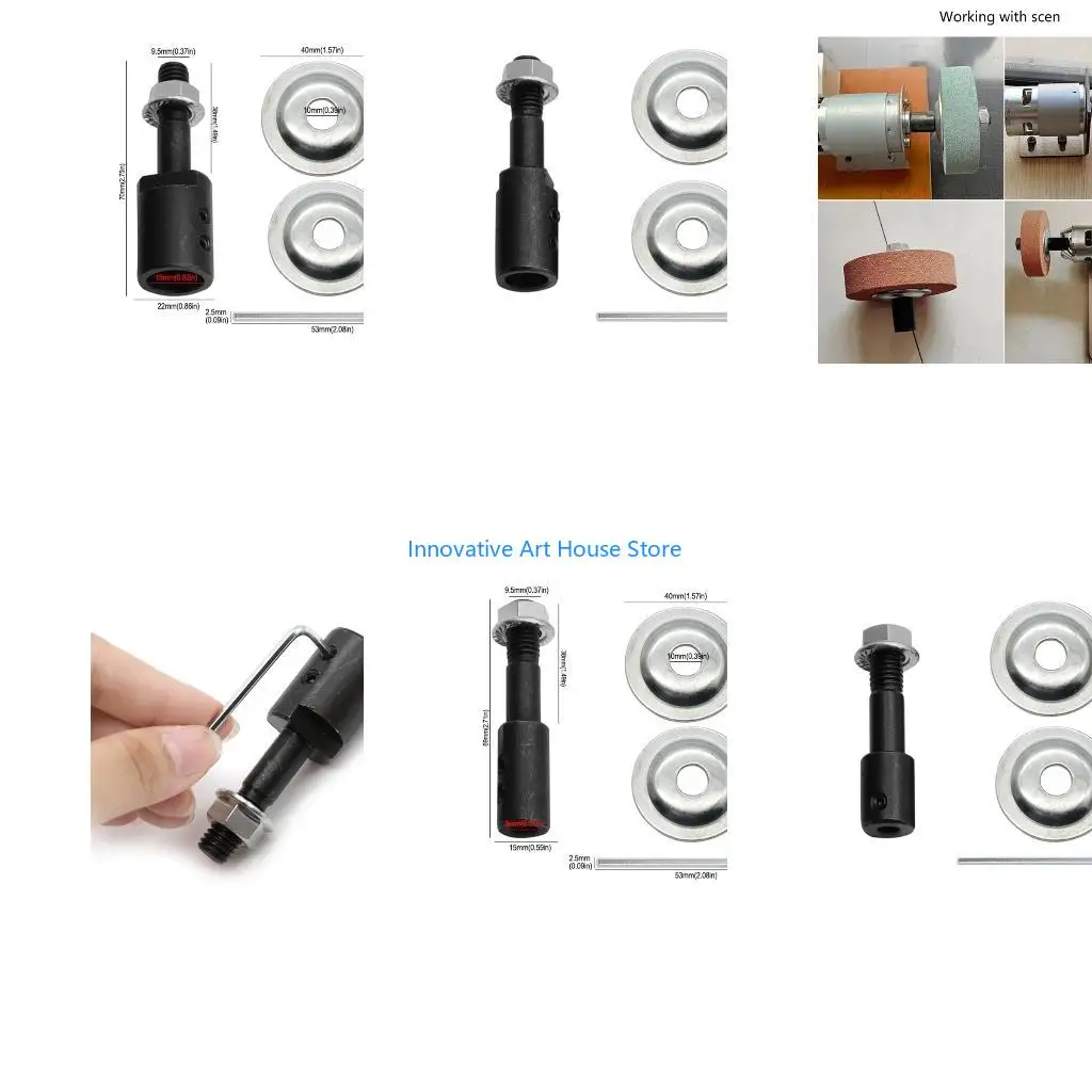 E1PC Multi functional Electric Motor Grinder Connecting Rod and Polishing Wheel Set