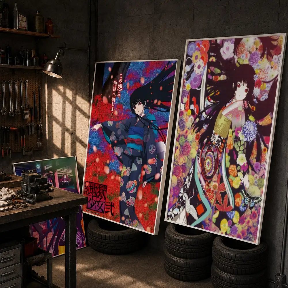 Anime H-Hell G-Girl Poster HD Wall Art Home Decor Waterproof Print Bedroom Garage Party Gift