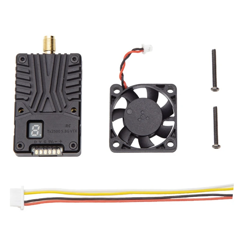 FUFU For ATOMRC TX2500 5.8G 2.5W VTX FPV Video Transmitter 800/1600/2500Mw Supports X/Low Band For RC FPV Drone