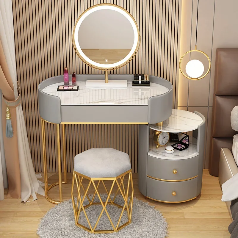 

Modern Luxury Dressing Table Storage Affordable Wood Drawer Dressers Cabinet Women Princess Penteadeira Furniture For Bedroom