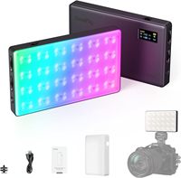 SmallRig RM120 RGB Video Light, 5000mAh 180 Minutes Portable Camera Light for TikTok, Content Creator, Photographer 3808